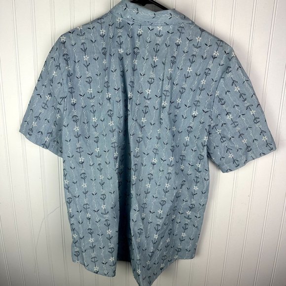 Tcpestry Short Sleeve Button‎ up Vintage Size Large - Picture 5 of 6